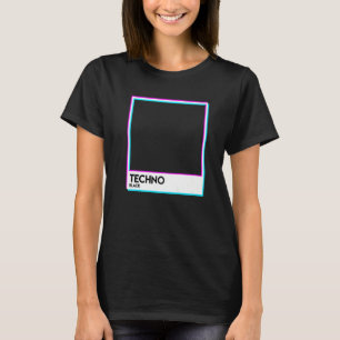 ブラックテクノミュージックEDMエレクトロ深いハウス Tシャツ