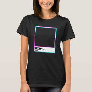 ブラックテクノミュージックEDMエレクトロ深いハウス Tシャツ