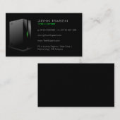 ブラックテクモダンノロジー – 名刺 (正面/裏面)