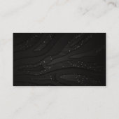 ブラックテックの背モダン景 名刺 (裏面)