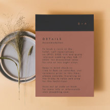 ブラックテラコッタストライプモノグラムアコモデーション