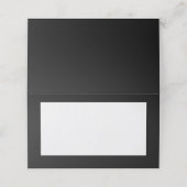 ブラックテントスタイル座席表 プレイスカード (外部開封)