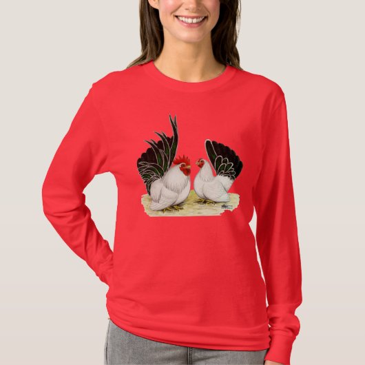 ブラックテ日本のールのバンタム Tシャツ (正面)