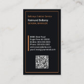 ブラックディアビジネスカード 名刺 (裏面)