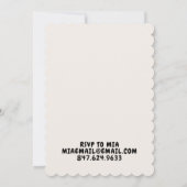 ブラックディスコさくらんぼパーフェクトマッチバチェロレッテ 招待状 (裏面)