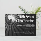 ブラックディスコボールクラス懇親会招待状 招待状 (スタンド正面)