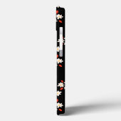 ブラックディティデイジーフローラプリント Case-Mate iPhoneケース (裏面 / 左)