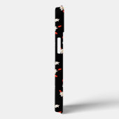 ブラックディティデイジーフローラプリント Case-Mate iPhoneケース (裏面 / 右)