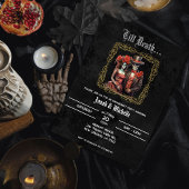 ブラックディーアデロスムエルトススカル婚約パーティ 招待状