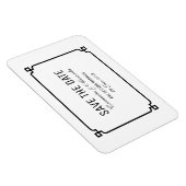 ブラックデコシック日付を保存 マグネット (右側)