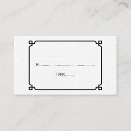 ブラックデコシック結婚ズ座席表 プレイスカード