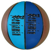 ブラックデザインのベンジャミンネーム、バスケットボール バスケットボール (縦)