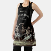 ブラックデス踊りスケルトンハロウィン エプロン (インサイチュ)