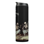 ブラックデス踊りスケルトンハロウィン タンブラー (回転右)