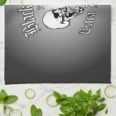 ブラックデス777 – エキストラドライジン キッチンタオル (折り畳み)