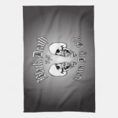 ブラックデス777 – エキストラドライジン キッチンタオル (縦)