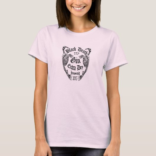 ブラックデス777 - Walrus Bone Gin Tシャツ (正面)