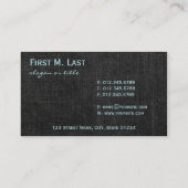 ブラックデニム 名刺 (裏面)