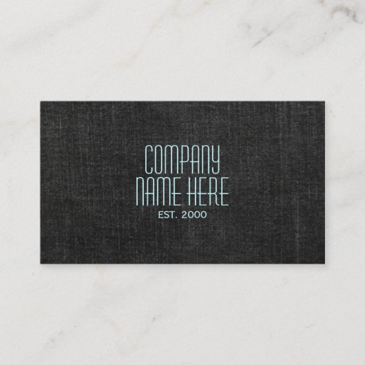 ブラックデニム 名刺 (正面)