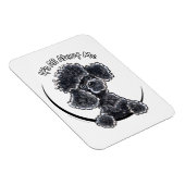 ブラックトイプードルIAAM マグネット (右側)