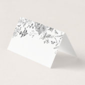 ブラックトイレデジュイフローラ座席表テーブルデコール (裏面)