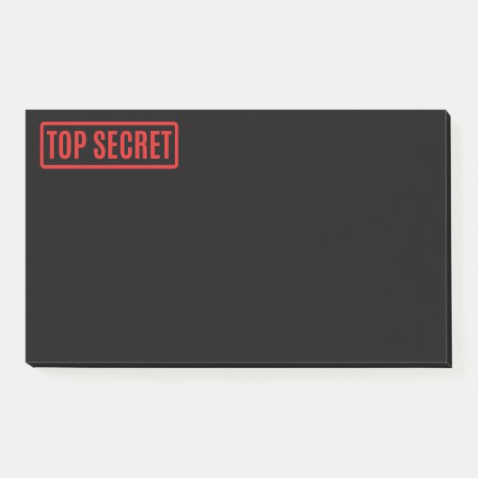 ブラックトップシークレット投稿ノート ポストイット (正面)