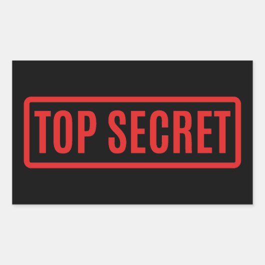 ブラックトップシークレット 長方形シール (正面)