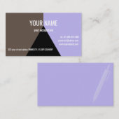 ブラックトライアングル標準、3.5インチx 2.0インチ名刺 名刺 (正面/裏面)