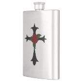 ブラックトライバルクロスフラスコ フラスク (左)