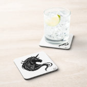 ブラックトライバルユニコーン コースター (右側)