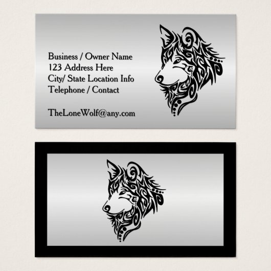 ブラックトライバル (正面&裏面)