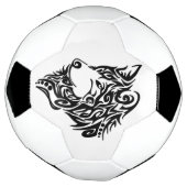 ブラックトライバル サッカーボール (回転)