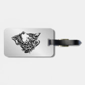 ブラックトライバル ラゲッジタグ (裏面横)