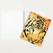 ブラックトラストライプのガーオンファイアリーオレンジ プランナー手帳 (ディスプレー)