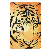 ブラックトラストライプのガーオンファイアリーオレンジ ミニクリップボード (裏面)