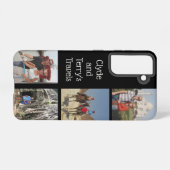 ブラックトラベルメモリーサムスンS21ケース SAMSUNG GALAXYケース (裏面横)