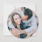 ブラックトランプのポーカーチップウェディング日付を保存 セーブザデート (裏面)