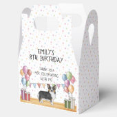 ブラックトリコラーペンブロークコーギ誕生日サンキュー フェイバーボックス (オープン)