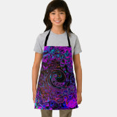 ブラックトリップ（幻覚体験）のようなおよびマゼンタレトロ液スワール エプロン (インサイチュ)