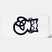 ブラックトリニティノットケルト猫iPhone 8/7ケース Case-Mate iPhoneケース (裏面 (横))