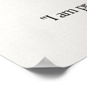 ブラックトルマリン石結晶意味カード ポスター (角)