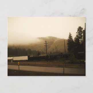 ブラックトレインはコミンだ ポストカード