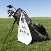 ブラックトレックスザボスディノ ゴルフタオル (グリーン)