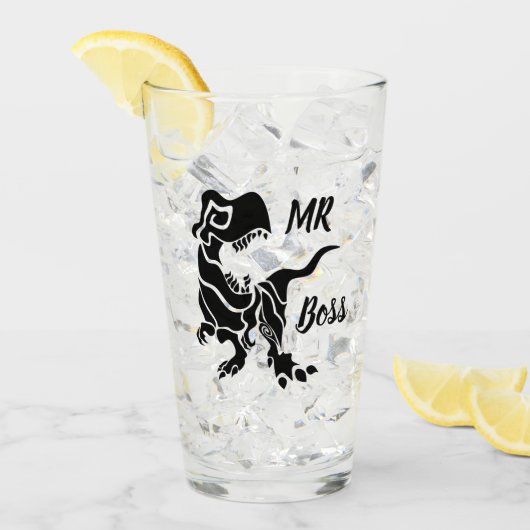 ブラックトレックスザボスディノ タンブラーグラス (アイス正面)