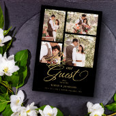 ブラックトレンディーコラージュ4枚フォトラグジュアリースクリプト