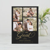 ブラックトレンディーコラージュ4枚フォトラグジュアリースクリプト (スタンド正面)