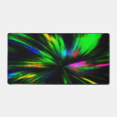 ブラックトレンディーモダンカラスプラッシュ デスクマット (正面)