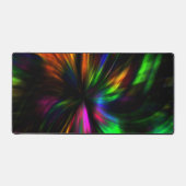 ブラックトレンディーモダン美的パターン デスクマット (正面)