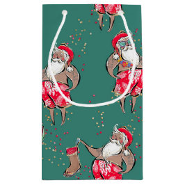 ブラックトロピカルサンタ抱き枕 スモールペーパーバッグ