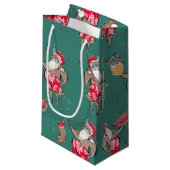 ブラックトロピカルサンタ抱き枕 スモールペーパーバッグ (正面アングル)